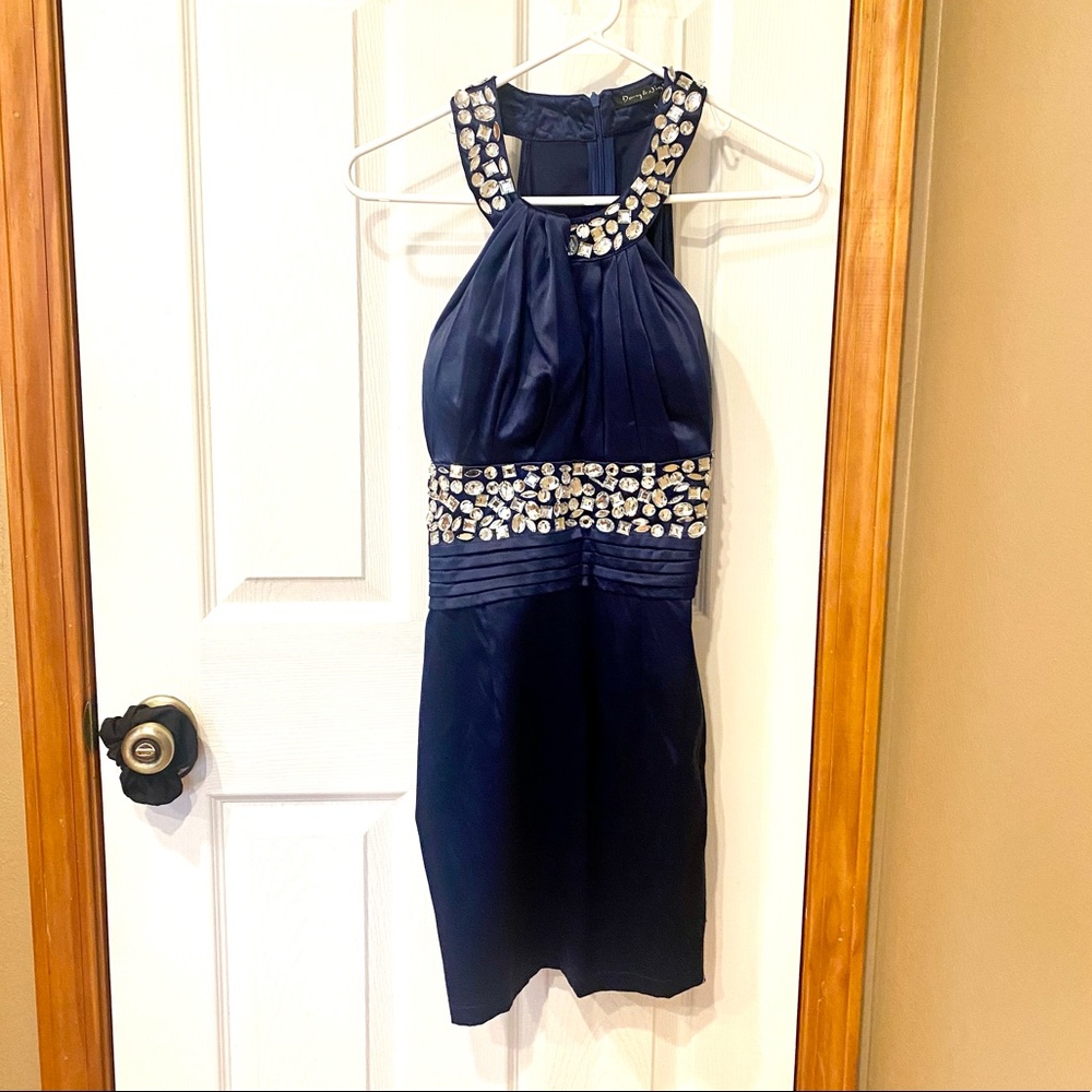 Navy Homecoming Dress